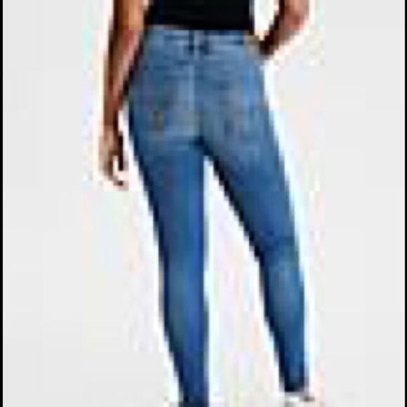 American Eagle | AE Medium Wash Next Level Stretch Hi-Rise Jegging | 6 Long - Picture 2 of 9